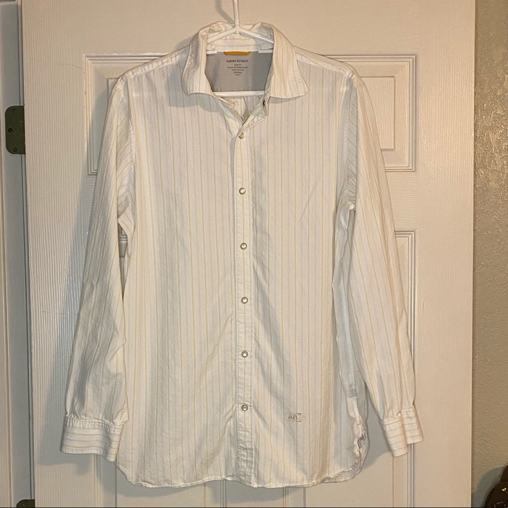 Banana Republic Men’s Snap Button Shirt.